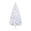 8ft Flocking Tied Light 1349 Branches Christmas Tree