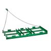 Drag Harrow 4 ft Heavy Duty Tow Behind Drag Harrow Driveway Grader Rake