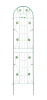 2 Pack Metal Garden Trellis 86.7" x 19.7" Rustproof Trellis for Climbing Plants Outdoor Flower Support Green