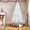 8ft Flocking Tied Light 1349 Branches Christmas Tree