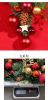 Christmas Decorations Upside Down Tree Hanging Window Scene Arrangement Decorative Bow Rattan Door Hanging