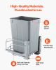 35QT Pullout Waste Container Under Cabinet Kitchen Bin Trash Can Soft Close