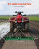 Drag Harrow 8 ft Heavy Duty Tow Behind Drag Harrow Driveway Grader Rake