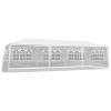 3*9m 5-Sided Iron PE Cloth Spiral Pipe Pergola