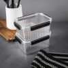 2 Pack of 7 Cup Food Storage Containers, Clear