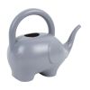 (3 pack) Gray Plastic Elephant Kids Watering Can