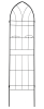 2 Pack Metal Garden Trellis 78.7" x 19.7" Rustproof Trellis for Climbing Plants Outdoor Flower Support Black