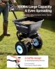 Walk-Behind Push Broadcast Spreader 100LB 0-9.8ft Spreading Width for Fertilizer