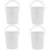 5 Gallon Round Utility Bucket, Comfort Handle, Plastic, White, PN0149, 1 Each